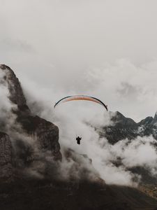 Preview wallpaper paraglider, parachute, flying