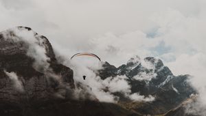 Preview wallpaper paraglider, parachute, flying