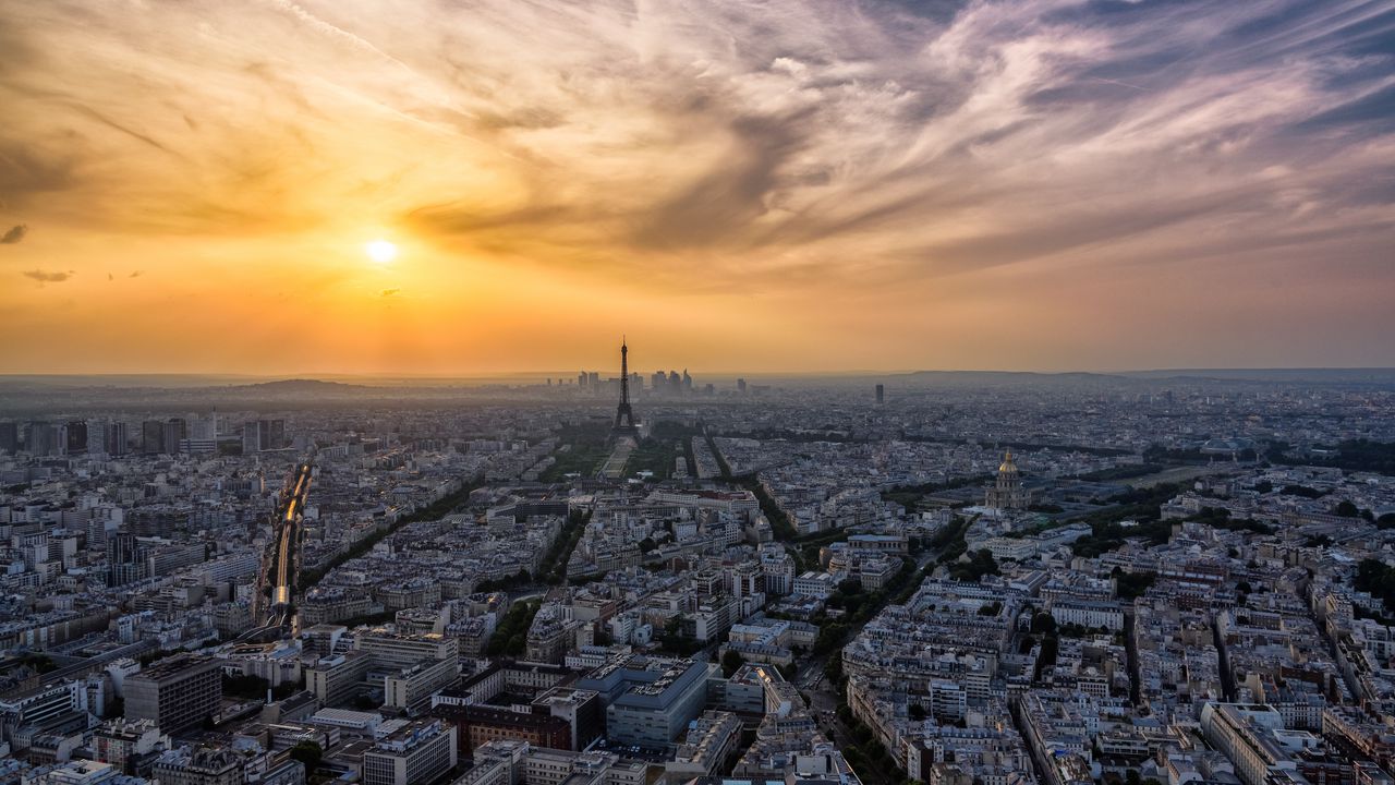 Wallpaper paris, eiffel tower, city, buildings, france