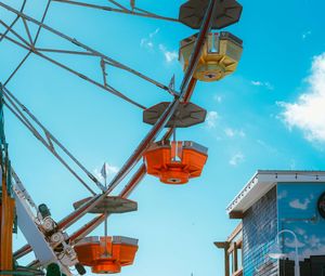 Preview wallpaper park, attraction, ferris wheel, summer