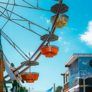 Preview wallpaper park, attraction, ferris wheel, summer