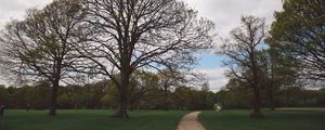 Preview wallpaper park, path, trees, garden