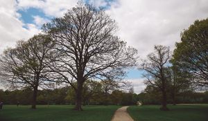 Preview wallpaper park, path, trees, garden