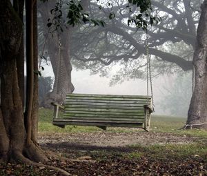 Preview wallpaper park, swing, nature