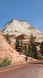 Preview wallpaper park, usa, road, zion, nature