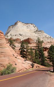 Preview wallpaper park, usa, road, zion, nature