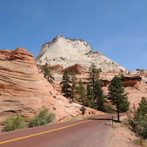 Preview wallpaper park, usa, road, zion, nature