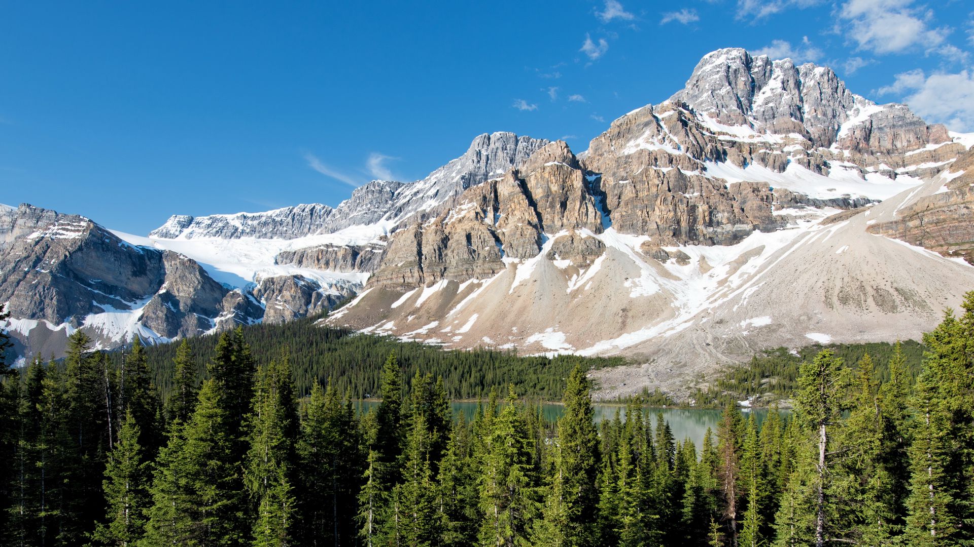 Desktop Wallpaper Mountains Of Banff National Park, Hd Image, Picture,  Background, Ulkdhw