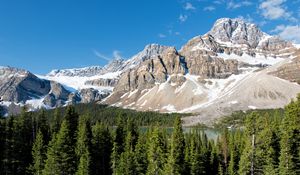 Preview wallpaper parks, canada, mountain, landscape, rock banff