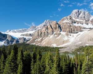 Preview wallpaper parks, canada, mountain, landscape, rock banff