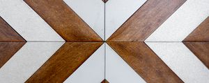 Preview wallpaper parquet, lines, wood, brown, white