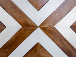 Preview wallpaper parquet, lines, wood, brown, white