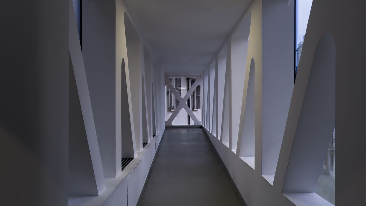 Wallpaper passage, tunnel, interior, architecture