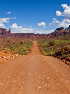Preview wallpaper path, canyon, rocks, desert, moab, utah