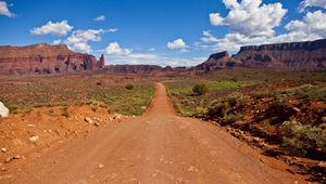 Preview wallpaper path, canyon, rocks, desert, moab, utah