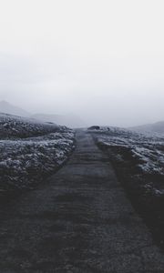 Preview wallpaper path, fog, frost, snow