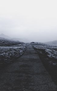 Preview wallpaper path, fog, frost, snow