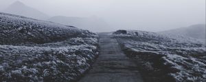 Preview wallpaper path, fog, frost, snow