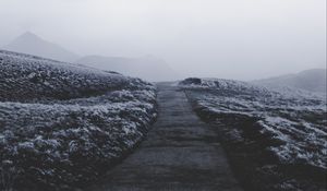 Preview wallpaper path, fog, frost, snow