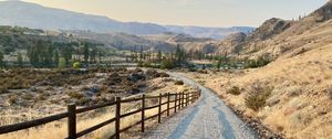Preview wallpaper path, hills, trees, landscape