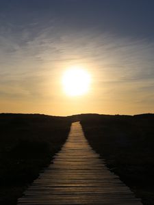 Preview wallpaper path, horizon, sun, sunrise