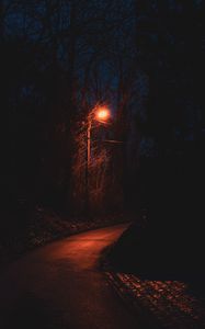 Preview wallpaper path, lantern, night, dark
