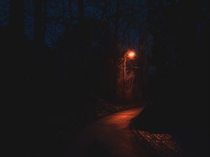 Preview wallpaper path, lantern, night, dark