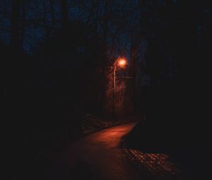 Preview wallpaper path, lantern, night, dark