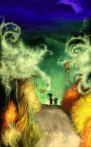 Preview wallpaper path, magic, art, children, walk