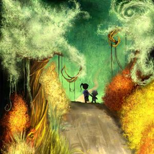 Preview wallpaper path, magic, art, children, walk