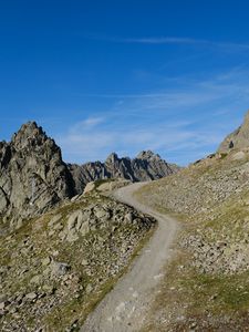 Preview wallpaper path, mountains, rocks, stones, landscape