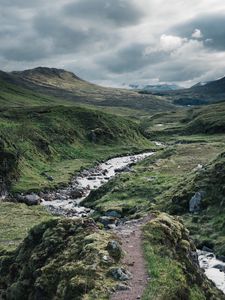 Preview wallpaper path, stream, stones