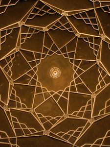 Preview wallpaper pattern, abstraction, architecture, brown