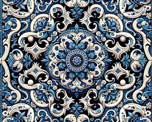 Preview wallpaper pattern, abstraction, blue, white, background