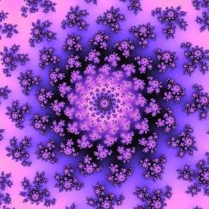 Preview wallpaper pattern, abstraction, fractal, spiral, purple