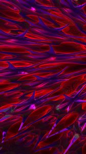 Preview wallpaper pattern, abstraction, purple, red