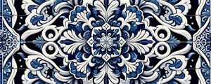 Preview wallpaper pattern, background, abstraction, blue, white