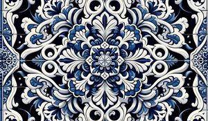 Preview wallpaper pattern, background, abstraction, blue, white