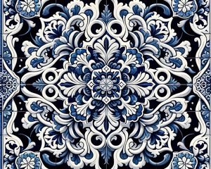 Preview wallpaper pattern, background, abstraction, blue, white