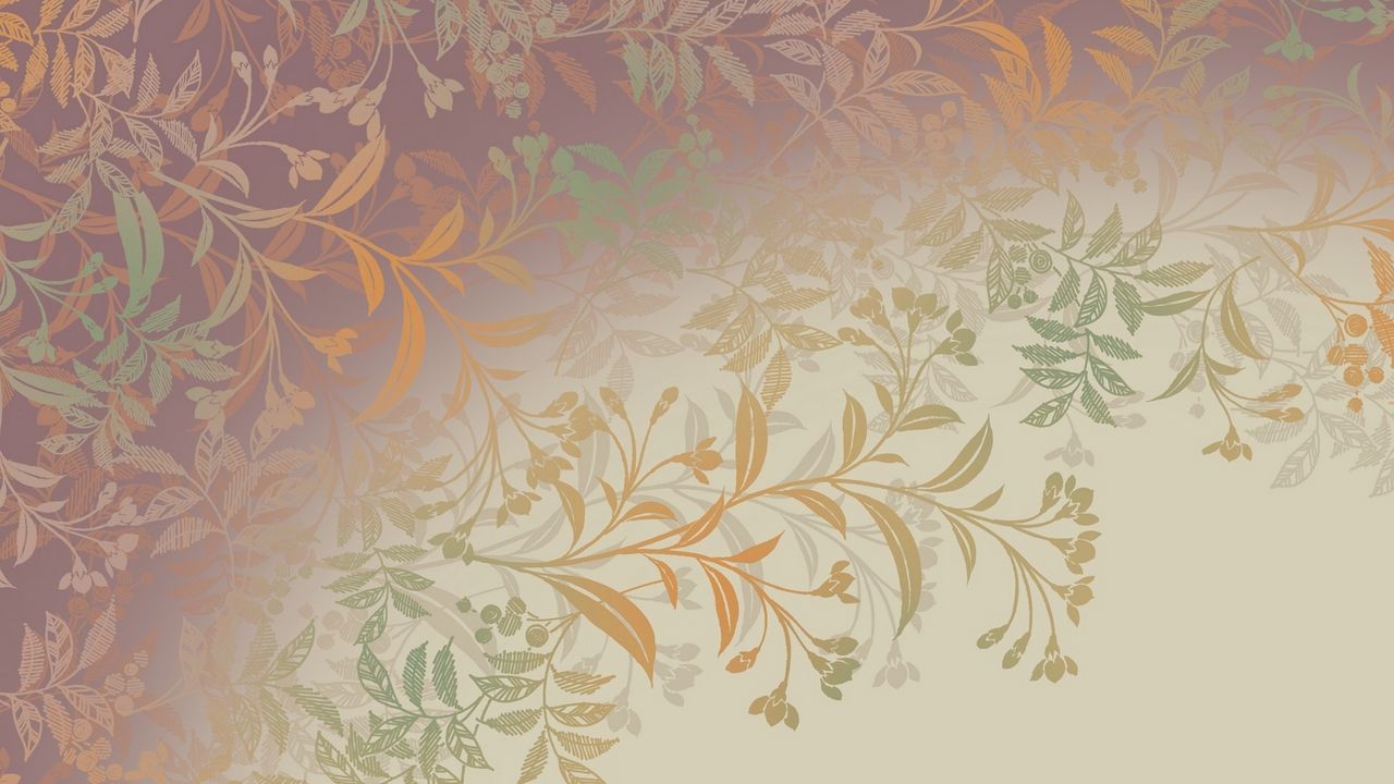 Wallpaper pattern, background, faded, plant