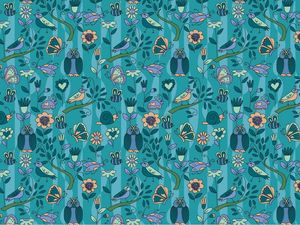 Preview wallpaper pattern, background, surface, owls, birds