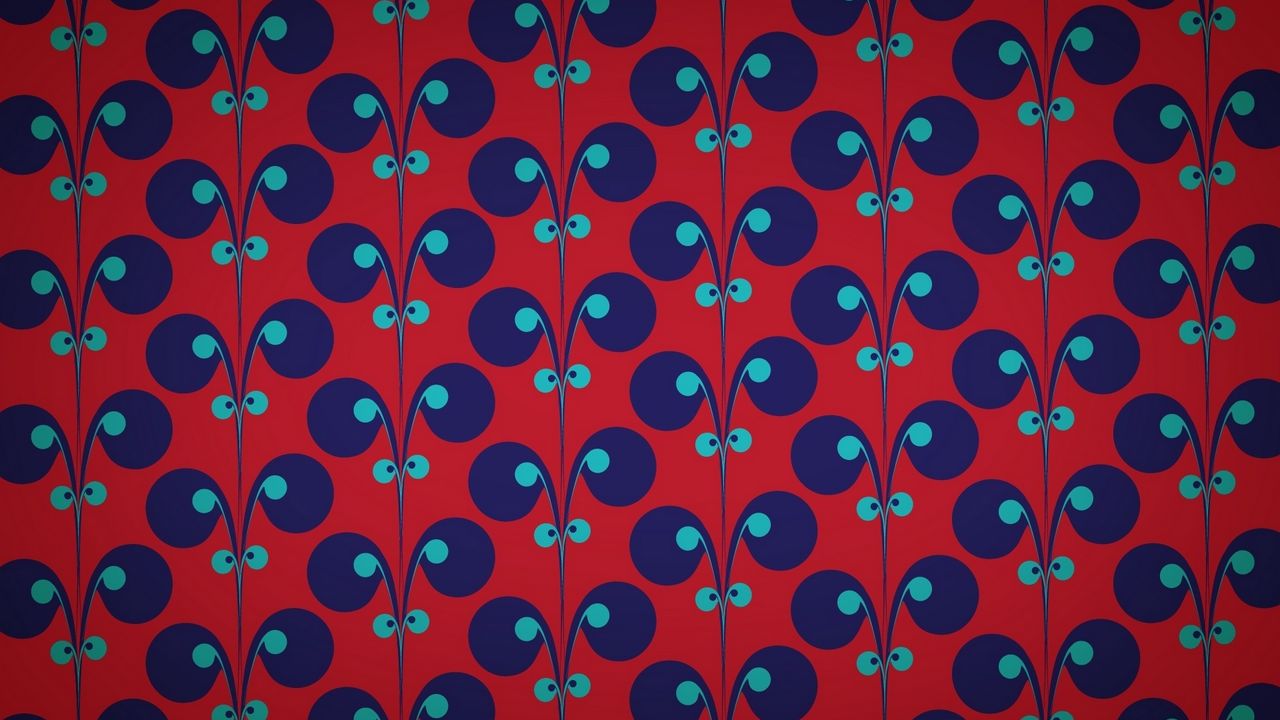 Wallpaper pattern, background, texture, bright, circles