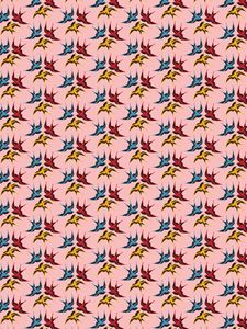 Preview wallpaper pattern, birds, swallows, colorful, flight