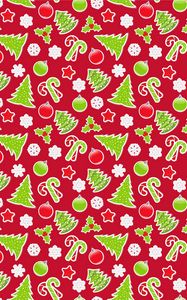 Preview wallpaper pattern, christmas, new year, colorful, bright, festive