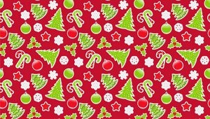 Preview wallpaper pattern, christmas, new year, colorful, bright, festive