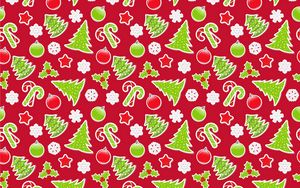 Preview wallpaper pattern, christmas, new year, colorful, bright, festive