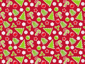 Preview wallpaper pattern, christmas, new year, colorful, bright, festive