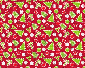 Preview wallpaper pattern, christmas, new year, colorful, bright, festive