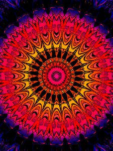 Preview wallpaper pattern, circles, fractal, colorful, abstraction