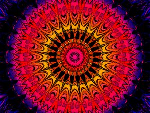 Preview wallpaper pattern, circles, fractal, colorful, abstraction